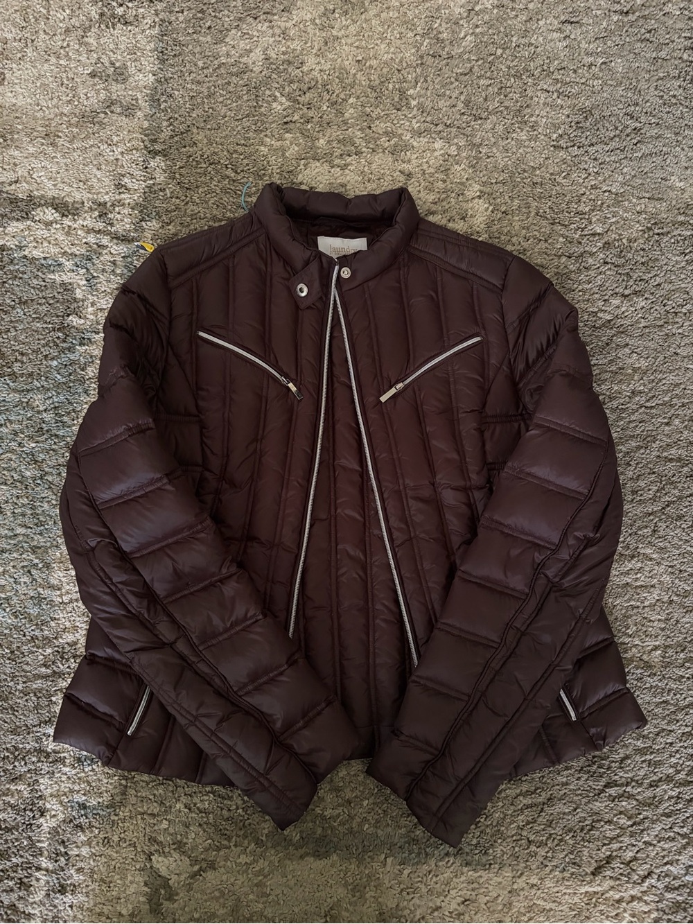 Laundry By Shelli Segal Quilted Puffer Jacket - Deep Brown